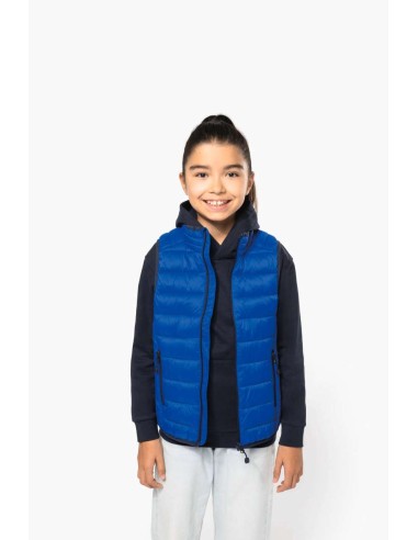 KAR-K6115-KIDS' LIGHTWEIGHT SLEEVELESS PADDED JACKET